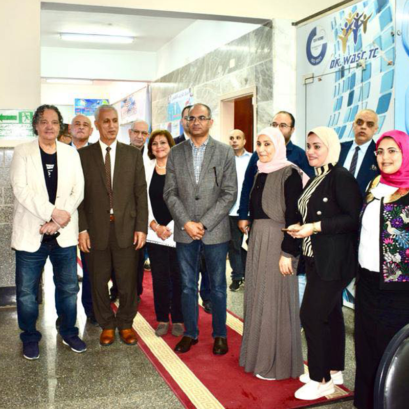 نائب وزير الإسكان لشئون البنية الأساسية يتفقد مشروعات الصرف  التي دخلت الخدمة والجاري تنفيذها ضمن اعمال برنامج خدمات الصرف الصحي المستدامة في المناطق الريفية بمحافظة الدقهلية